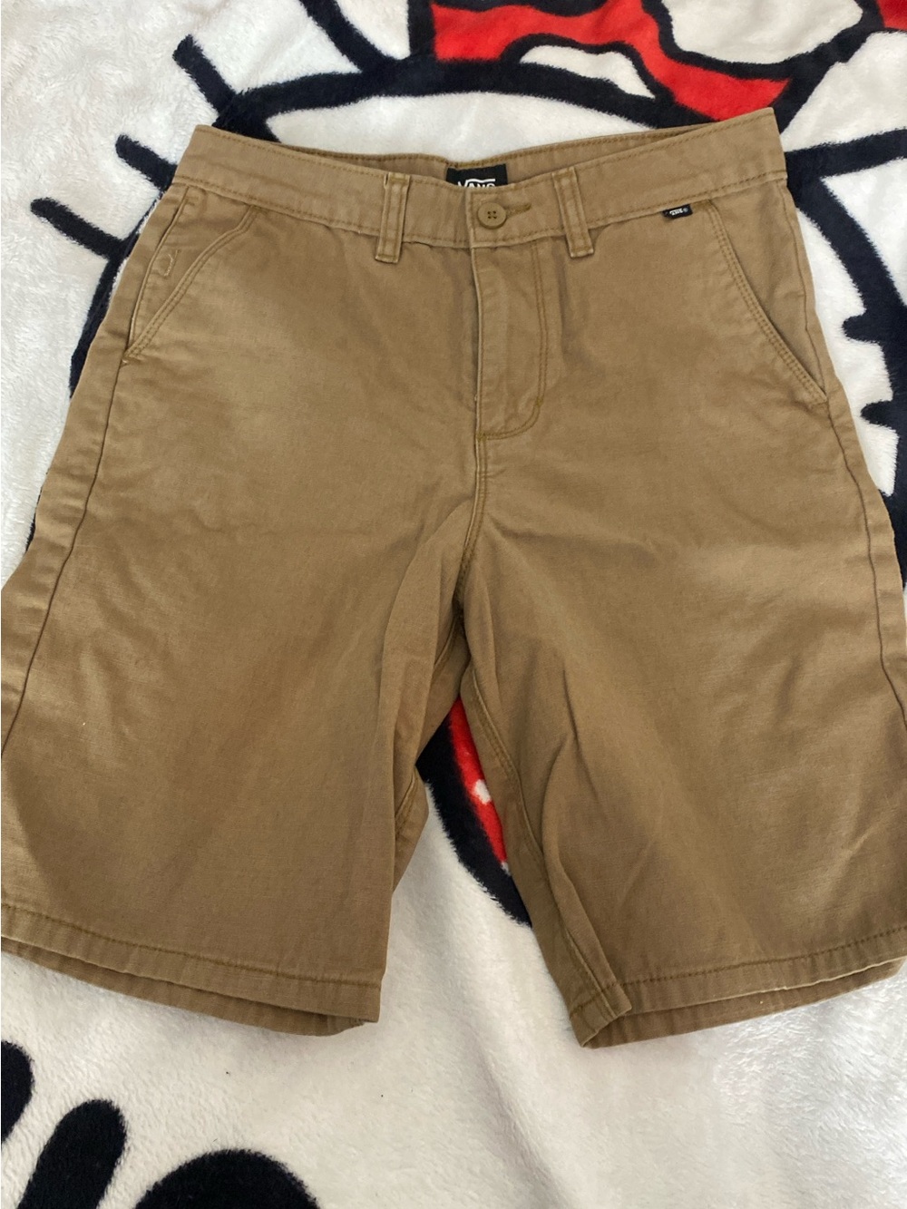 Vans Kids Tan Chino-Style Shorts